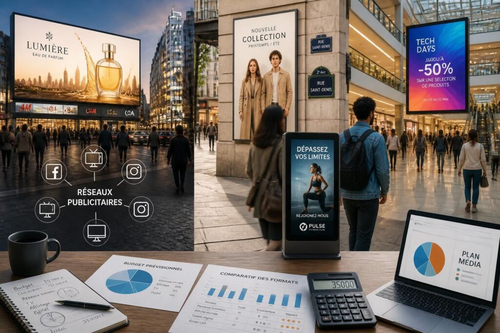 Affichage publicitaire : formats, réseaux et budgets